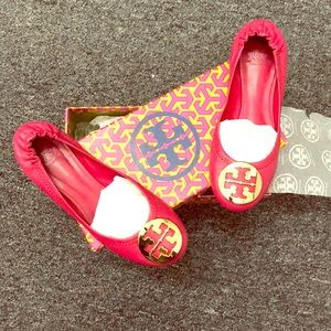 Tory Burch. Pink Ballet Flats. Kids US Sz 1